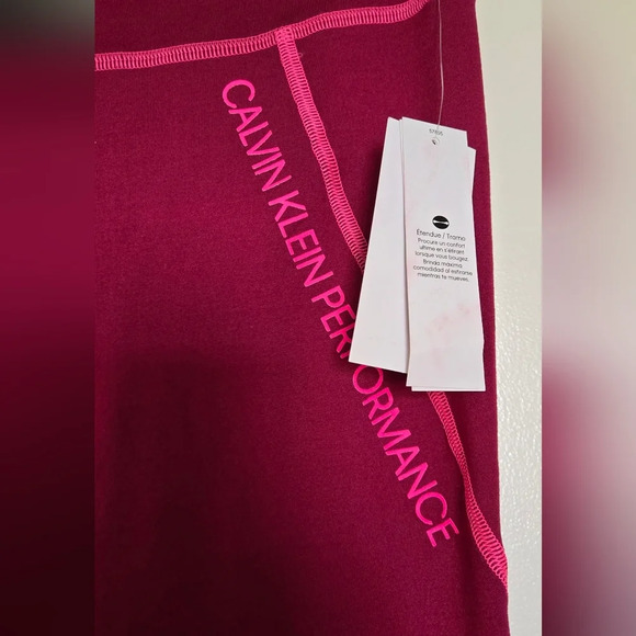 Calvin Klein Girls' Performance Stretch Legging Sz XL 14/16 - Picture 4 of 6